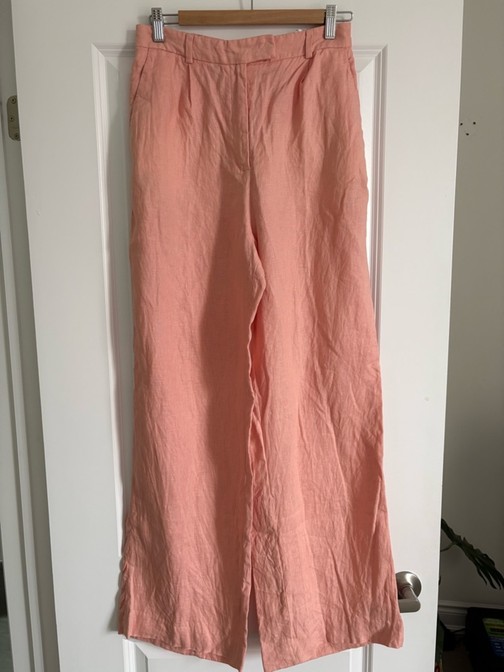 Zara Wide-Leg Linen Pants